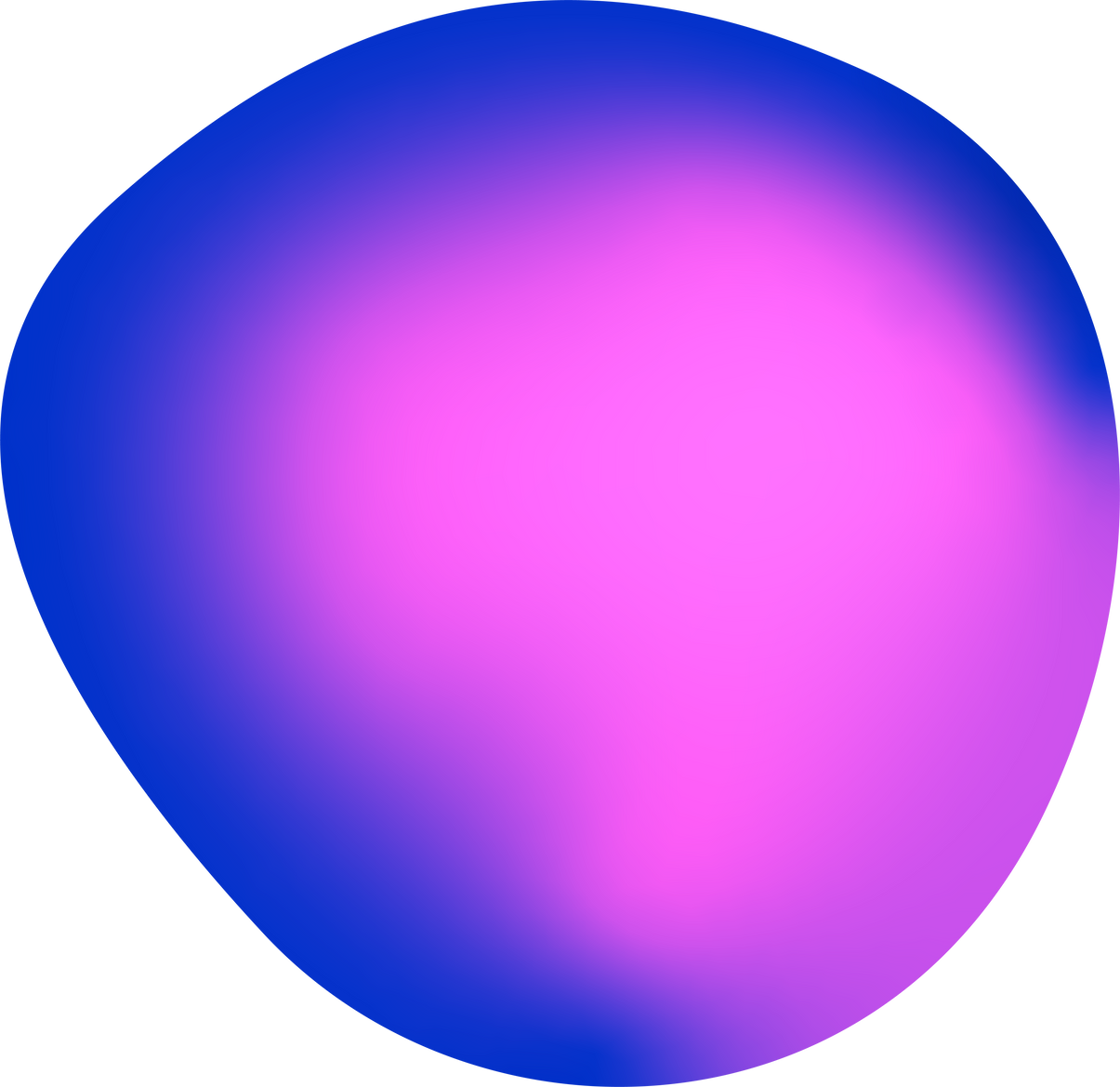 Purple Metallic Blob