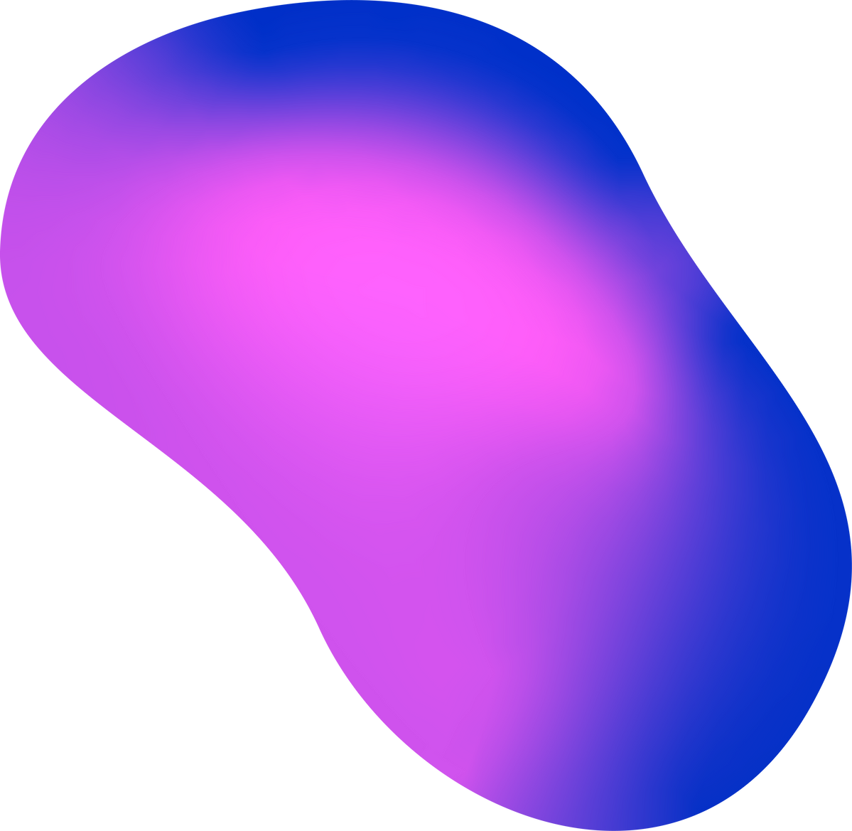 Purple Metallic Blob